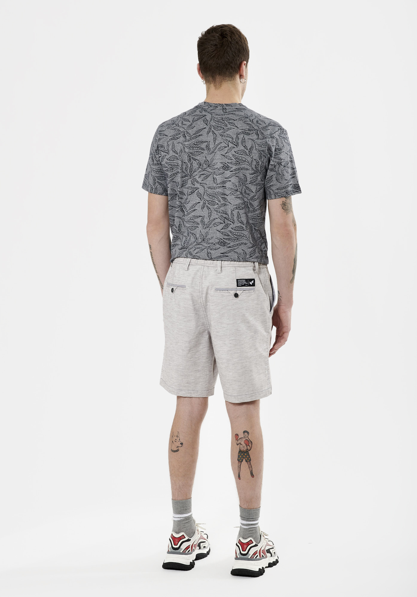 MERLO  Short gris Homme