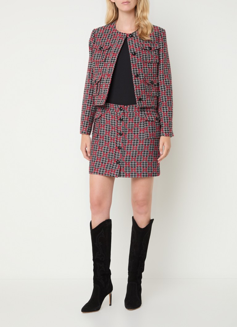 Fifth House Delphy Minirock mit Logoprint und aufgesetzten Taschen