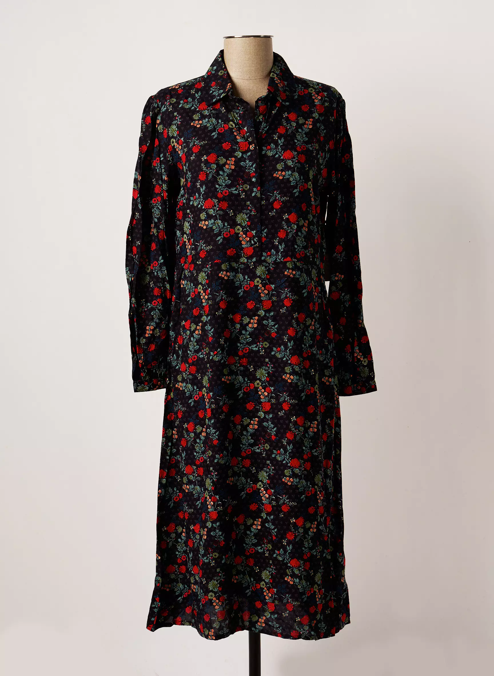 Agathe   Louise Robes Mi Longues Femme couleur noir