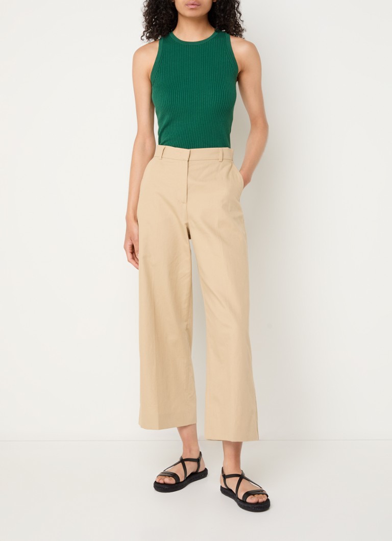 Canotta a coste con scollo rotondo MaxMara Olympo.