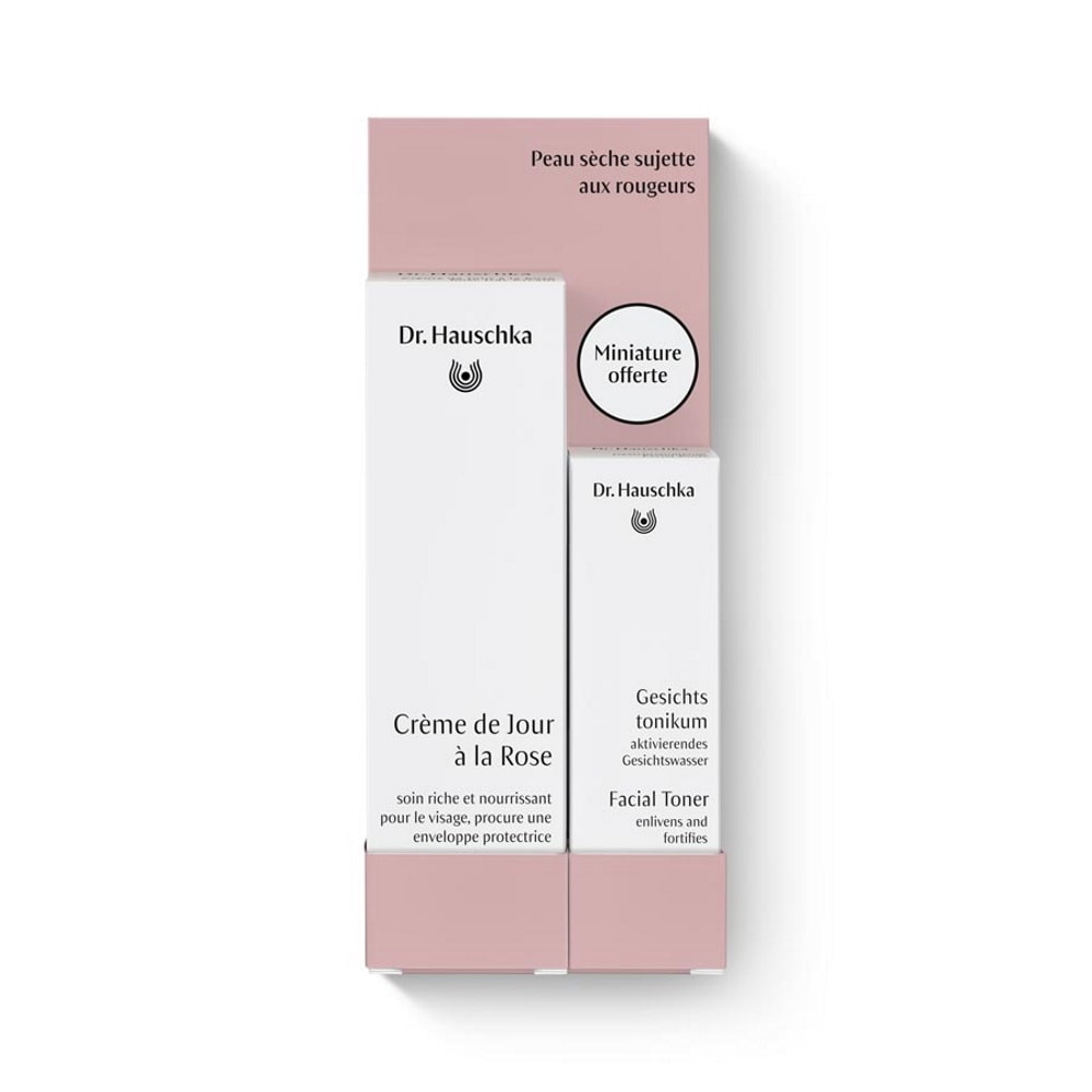 Dr. Hauschka OnPack 2023 Crème de Jour à la Rose 30ml + mini Lotion Tonifiante 10ml Crème de jour