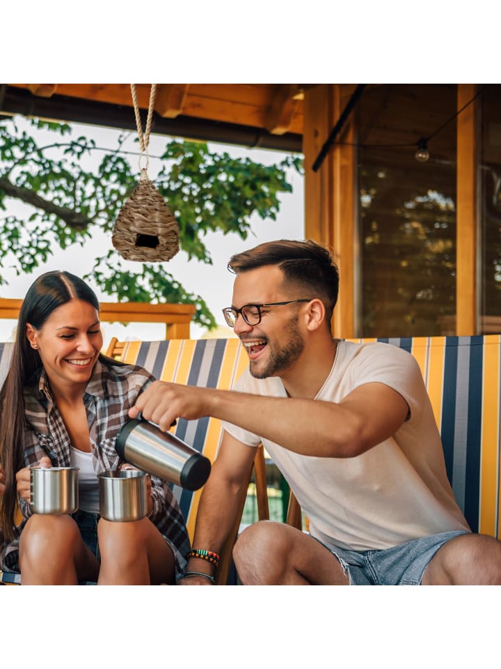 relaxdays Vogelhaus Kokosfaser in Natur günstig kaufen onesize