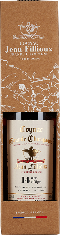 Jean Fillioux Cognac 14 Ans d'Age 1er Cru 0,5 Liter im Geschenkkarton