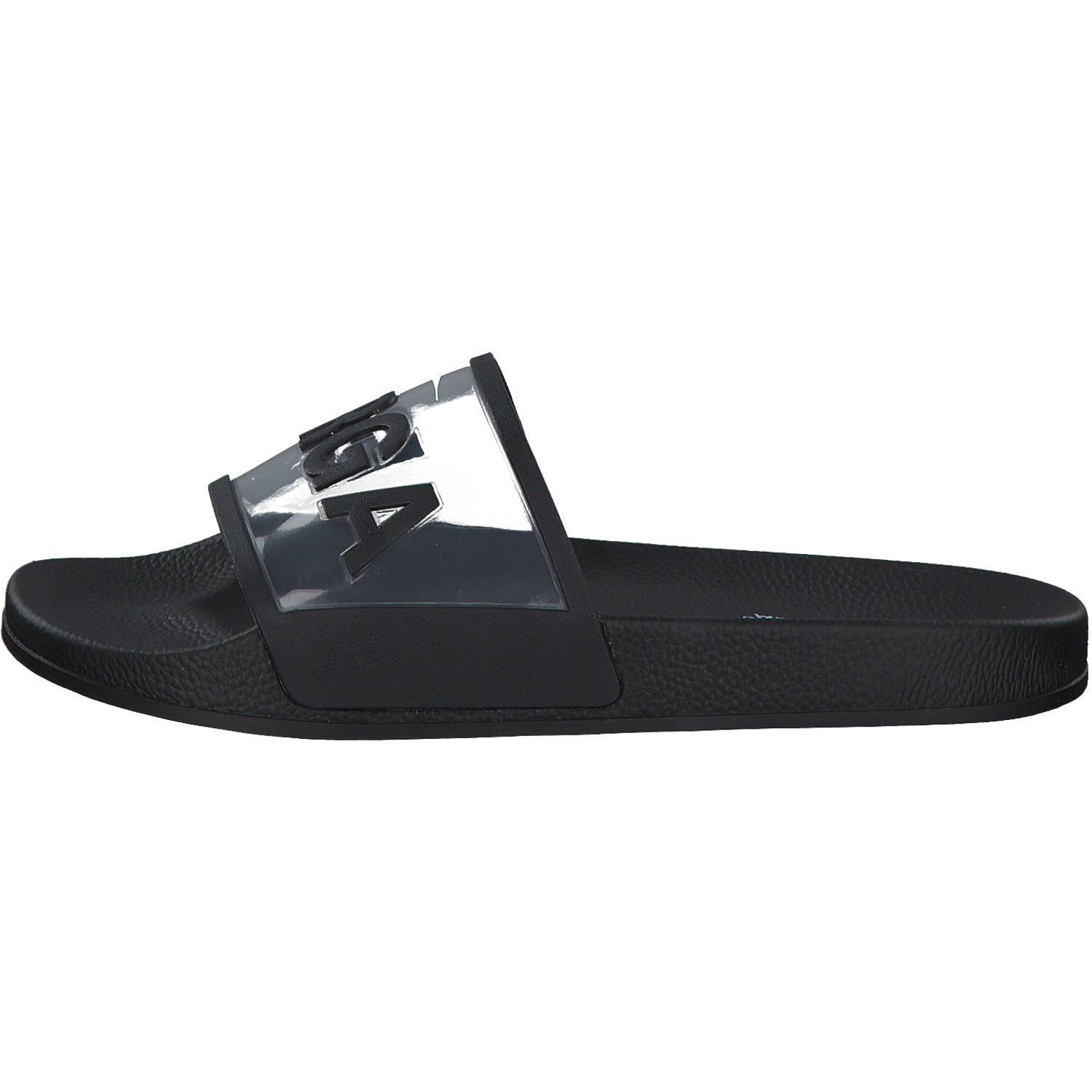 Superga 1918 Slides Clear S51138W, Badeschuhe, Damen, black