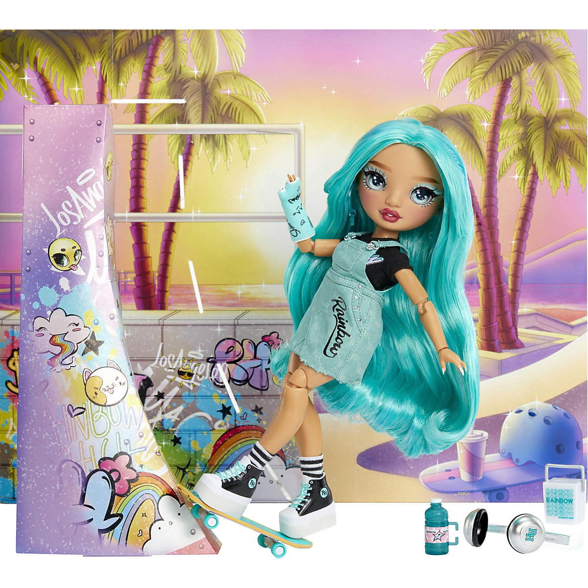 Rainbow High New Friends Fashion Doll- Blu Brooks (Teal)