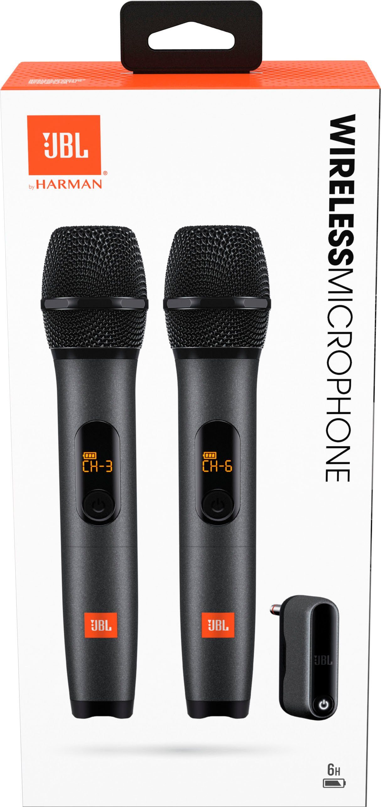 JBL Mikrofon wireless Microphone (Set), 2 Mikrofone und 1 Dongle