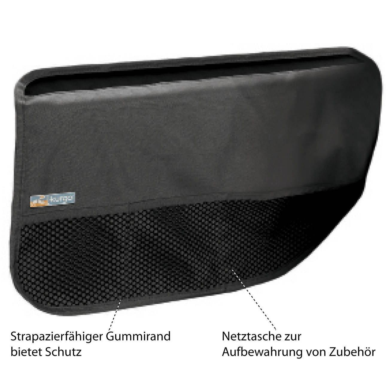 Kurgo Autozubehör Kurgo Autotürschoner für Hunde grau
