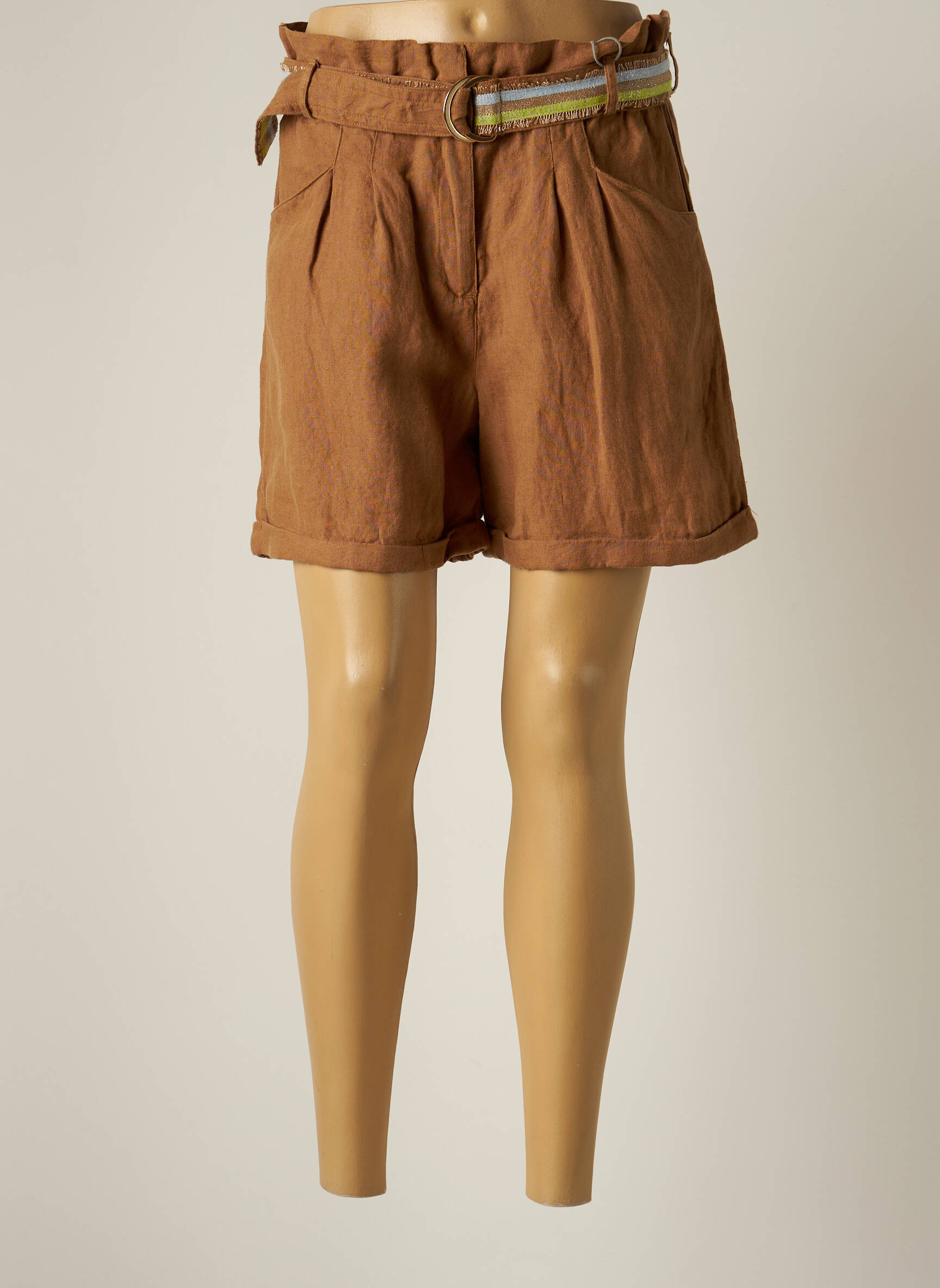 7 Seasons Shorts 1 Femme couleur marron
