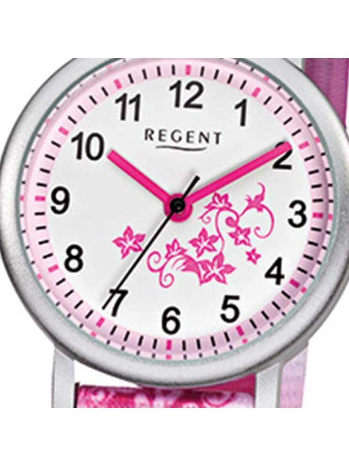 Regent Analog-Armbanduhr Regent Kinderuhren rosa, pink, weiß klein (ca. 29mm) günstig kaufen onesize