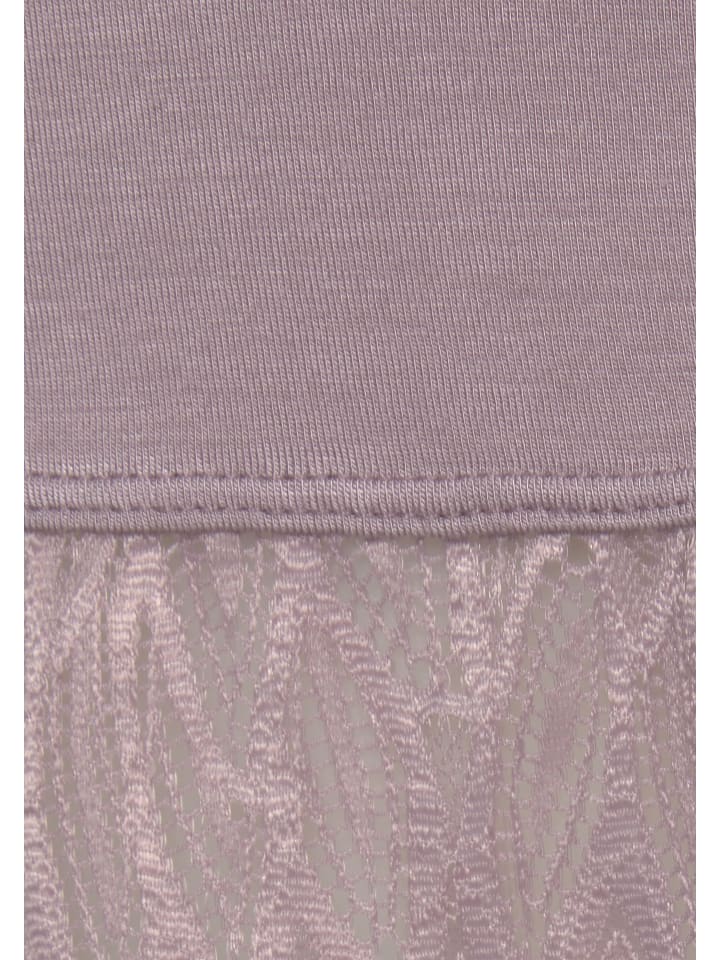 LASCANA Schlafshorts in mauve günstig kaufen
