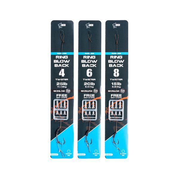 Bas de ligne Nash Ring Blow Back Rig Barbless