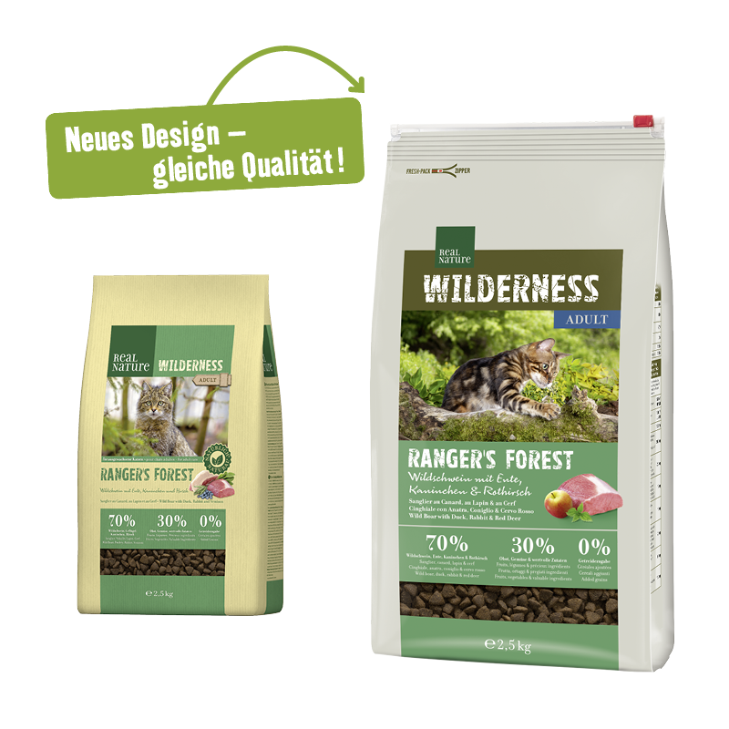 REAL NATURE Trockenfutter REAL NATURE WILDERNESS Ranger's Forest Adult 2,5 kg