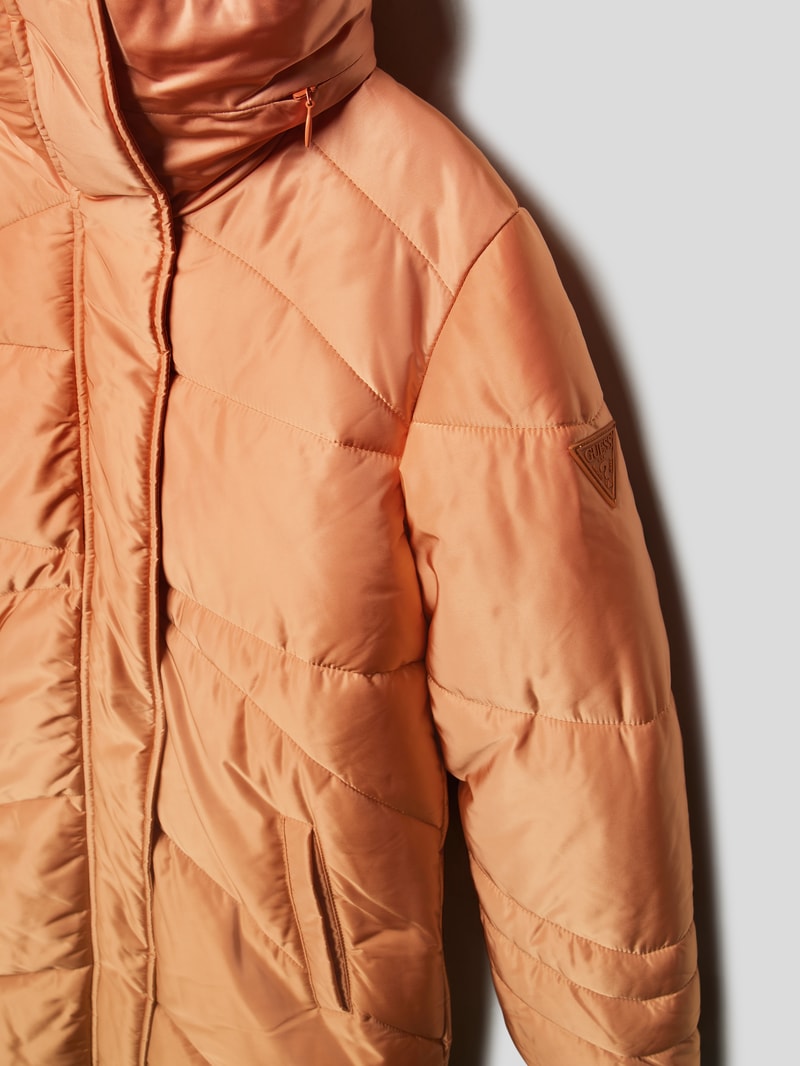 Steppjacke mit Label-Patch Modell 'PADDED' in apricot