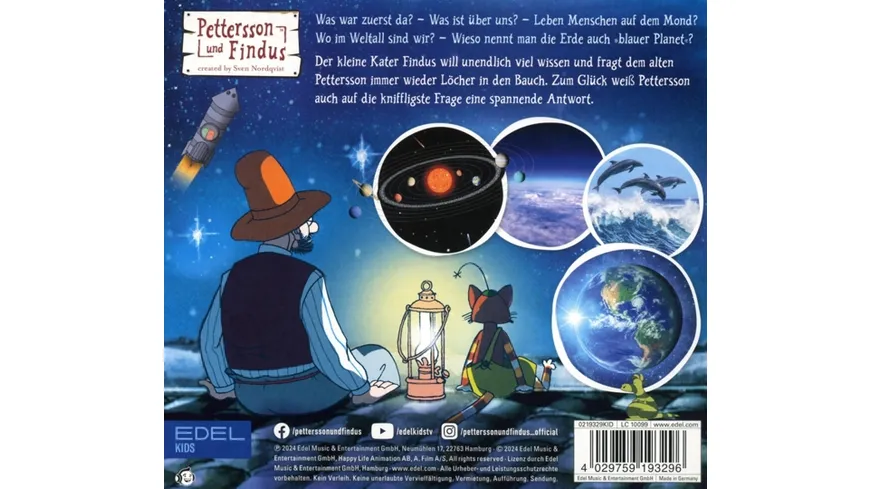 Findus erklärt: Urknall und Weltall Pettersson & Findus