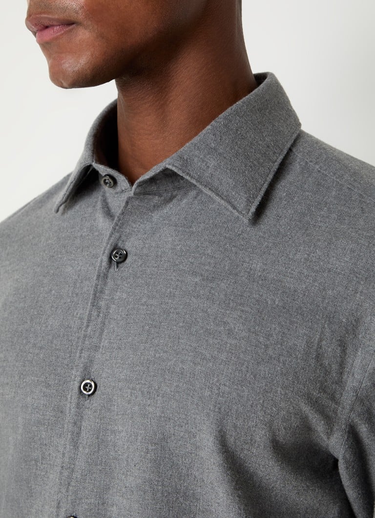 Camisa HUGO BOSS C-Hall de corte casual com estampa mesclada.