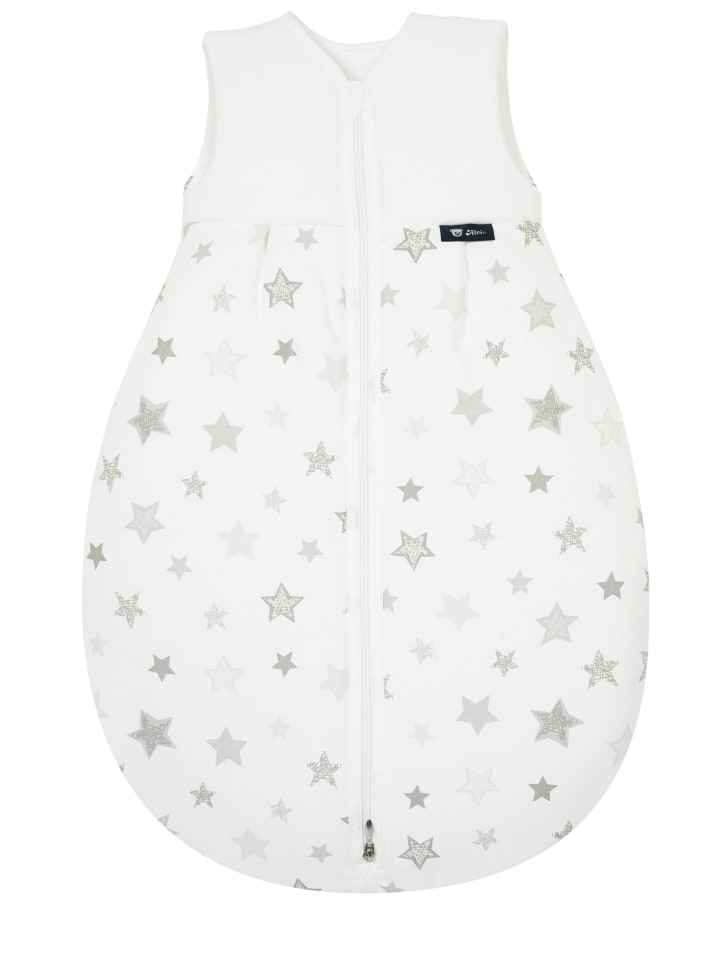 Alvi Schlafsack Mäxchen Thermo Exklusiv in Silver Stars Silbergrau günstig kaufen