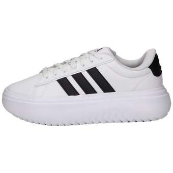 adidas Grand Court Platform Sneaker in weiß