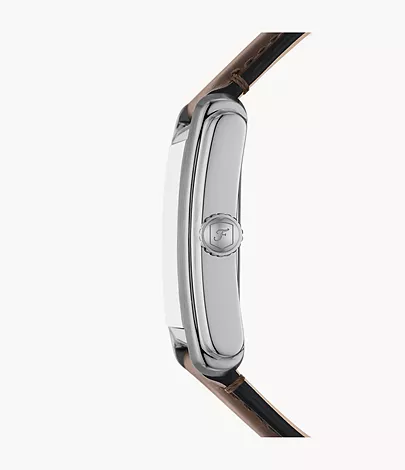 Fossil Uhr Carraway 3-Zeiger-Werk Leder braun