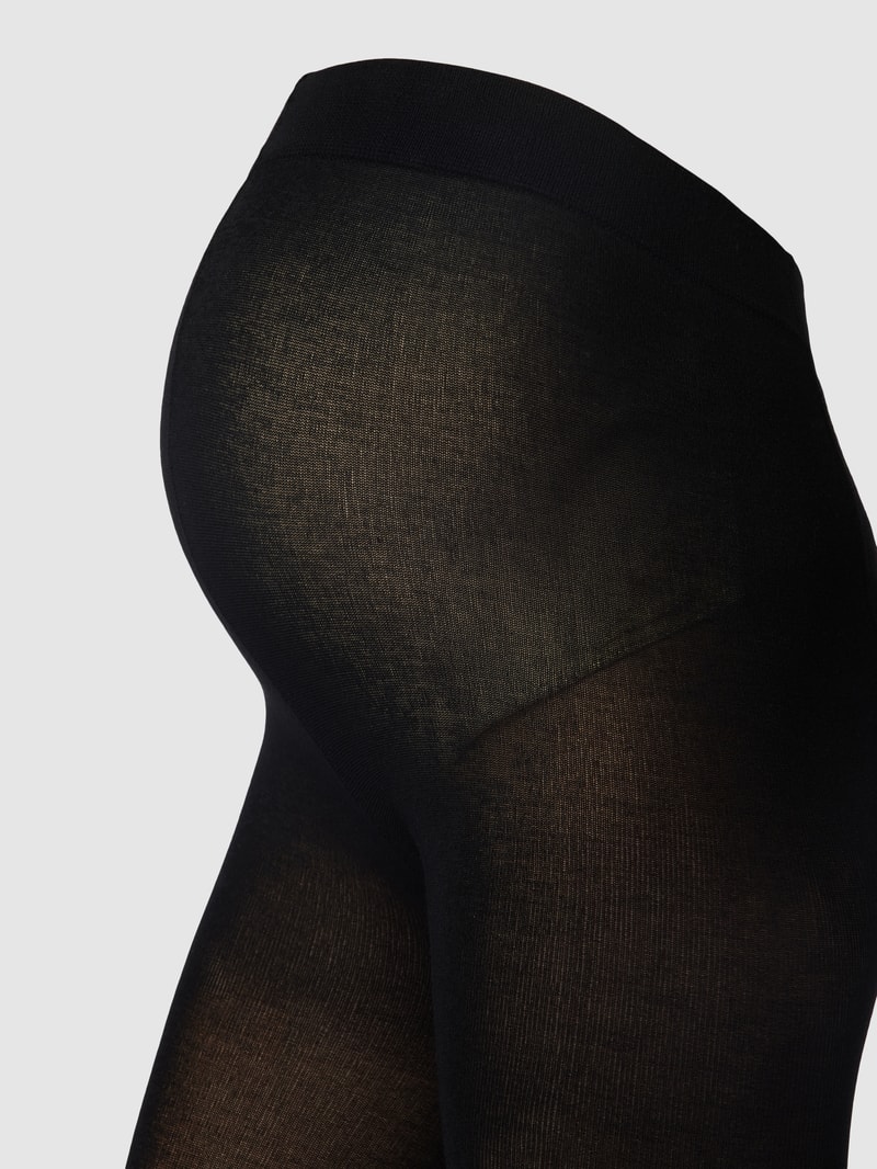 Umstands-Strumpfhose verstellbaren Trägern Modell 'JENNIE' in schwarz
