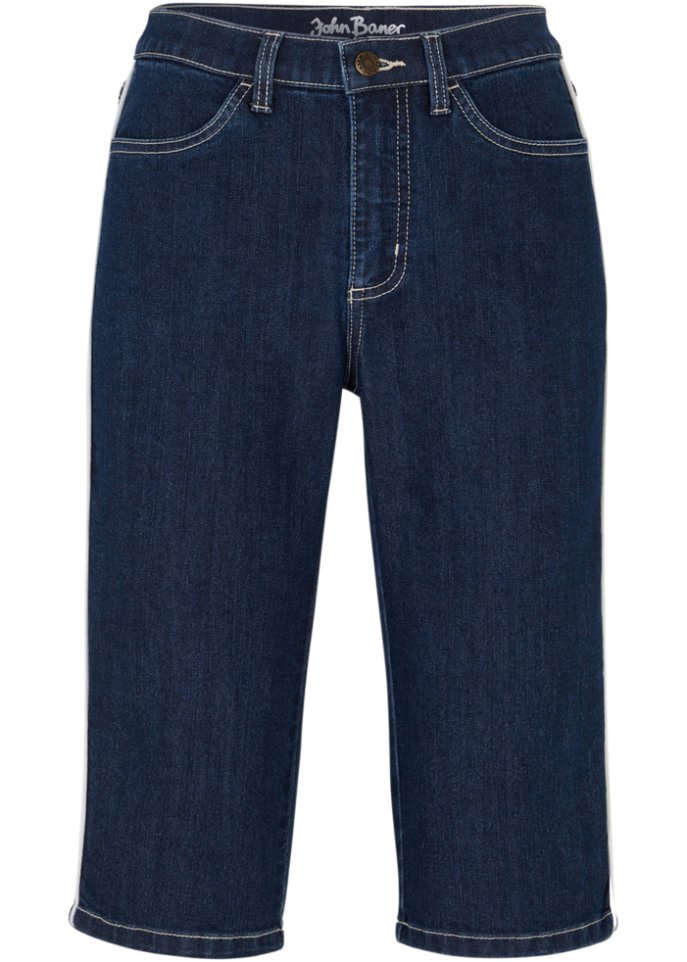 Komfort-Stretch-Jeans-Bermuda