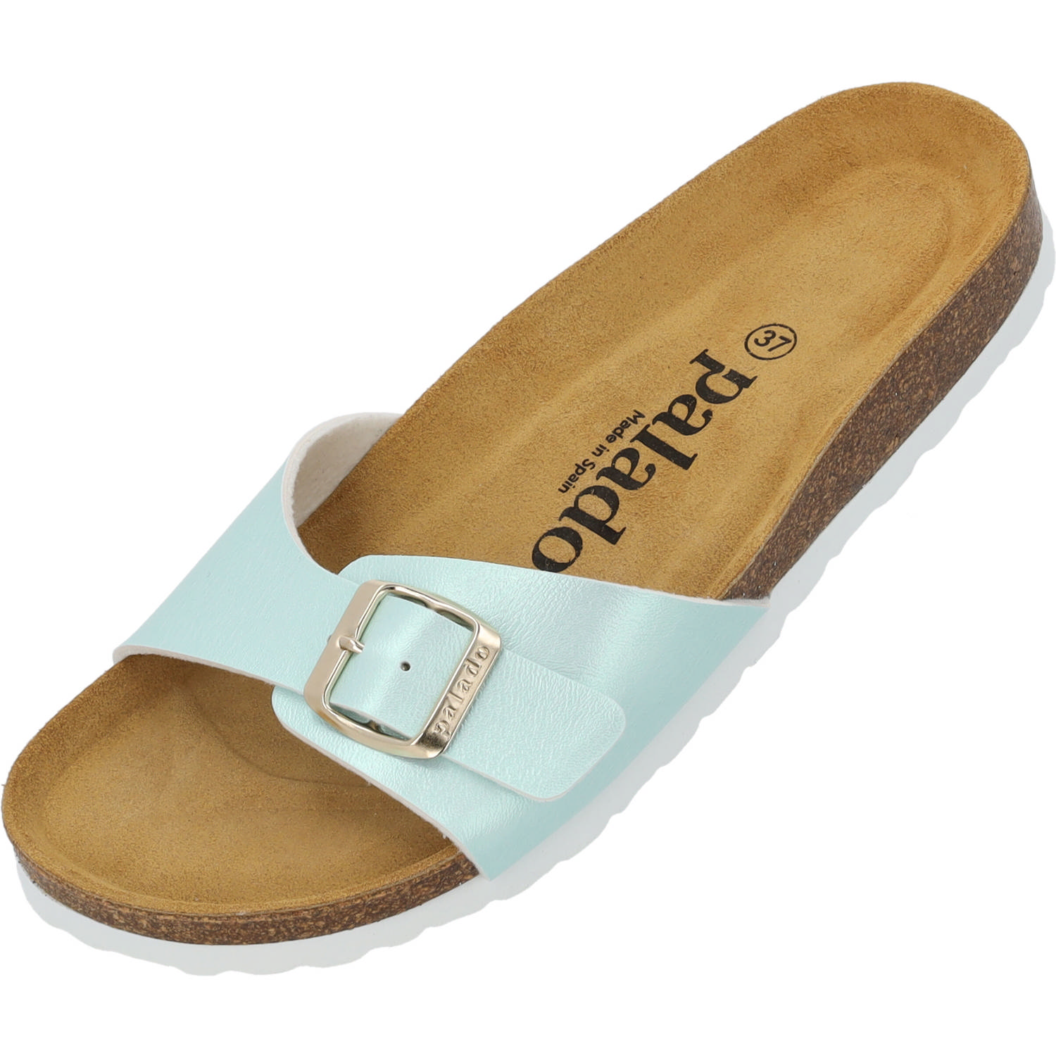 Palado Malta Metallic, Pantoletten, Damen, Türkis