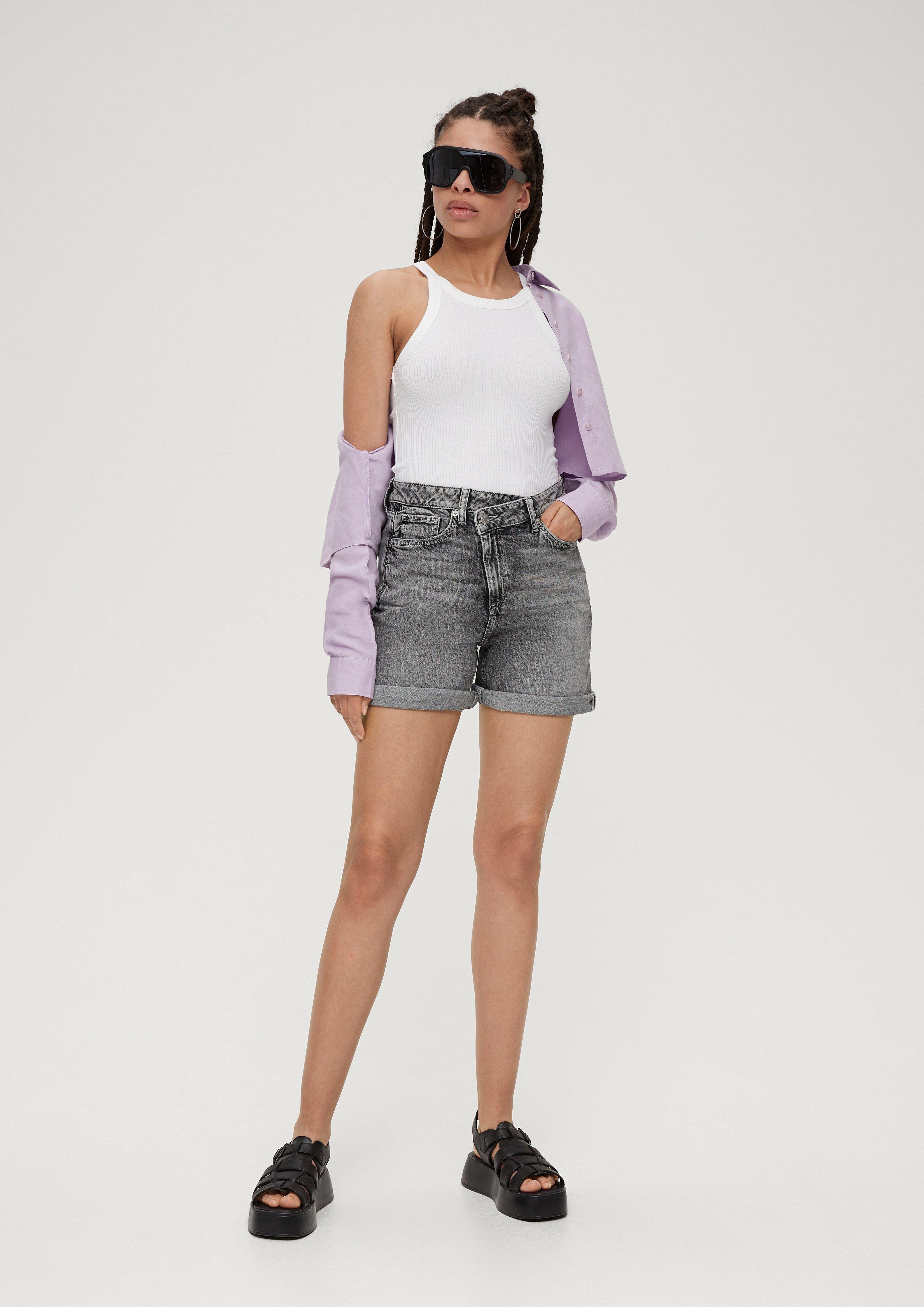 Jeans-Shorts Mom / Relaxed Fit / High Rise / Straight Leg  2131049-95Z4