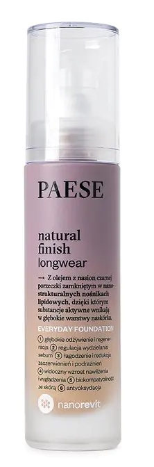 Paese Nanorevit Natural Finish Longwear Foundation 03 Sand