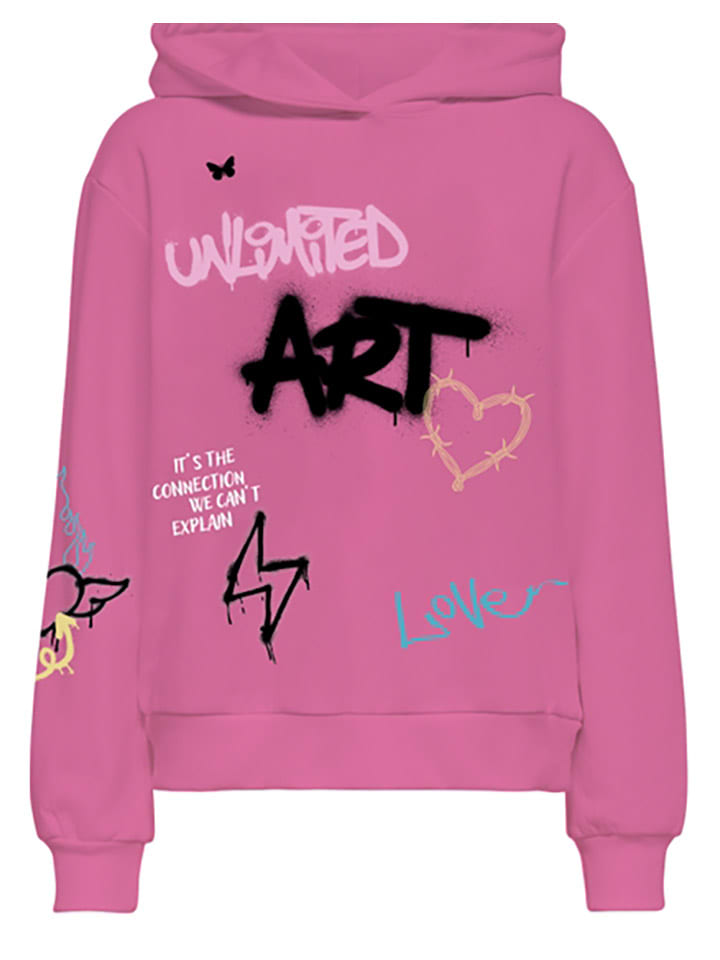 ONLY Hoodie in Pink günstig kaufen