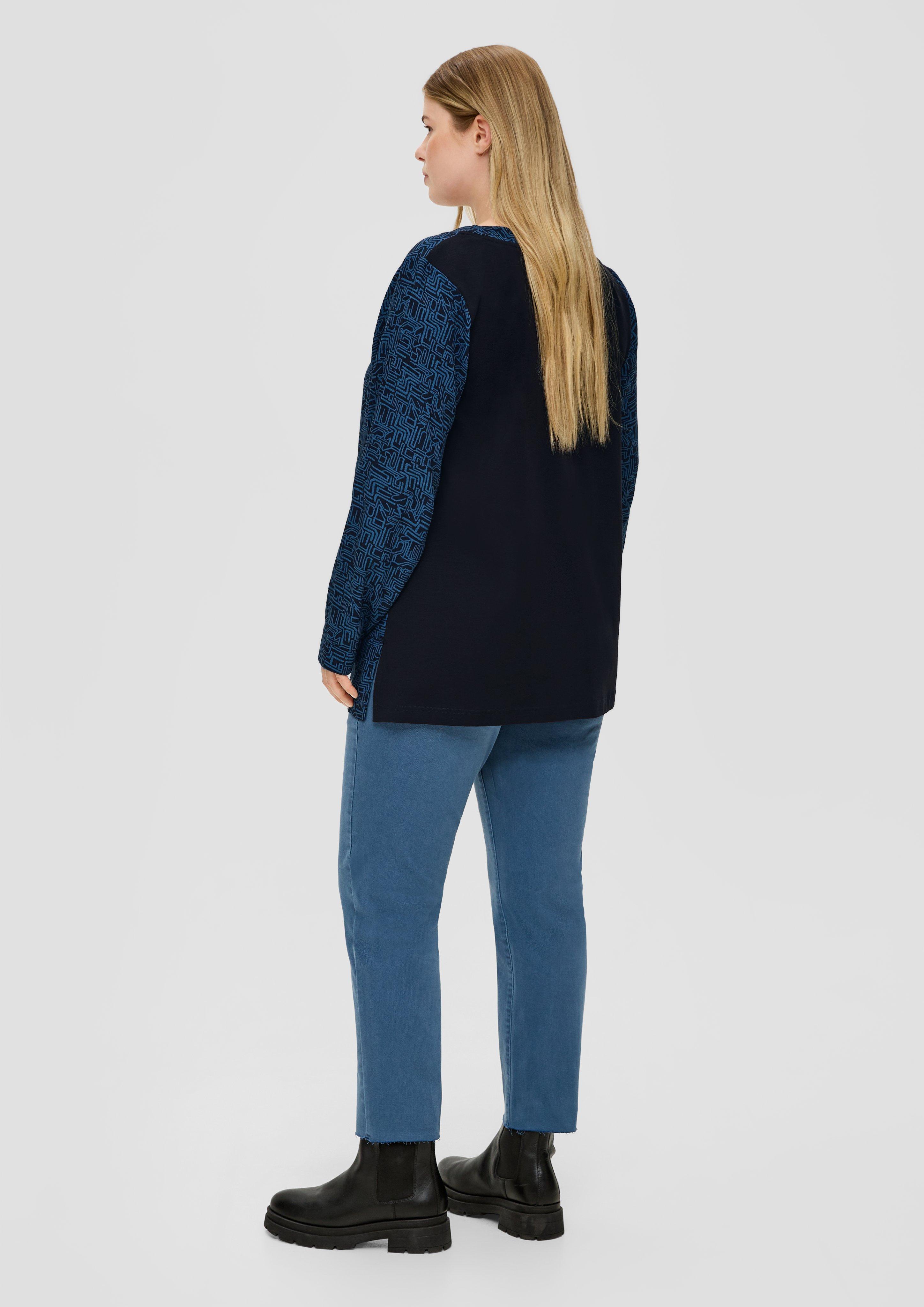 Longsleeve aus Fabricmix  2135926-59A1