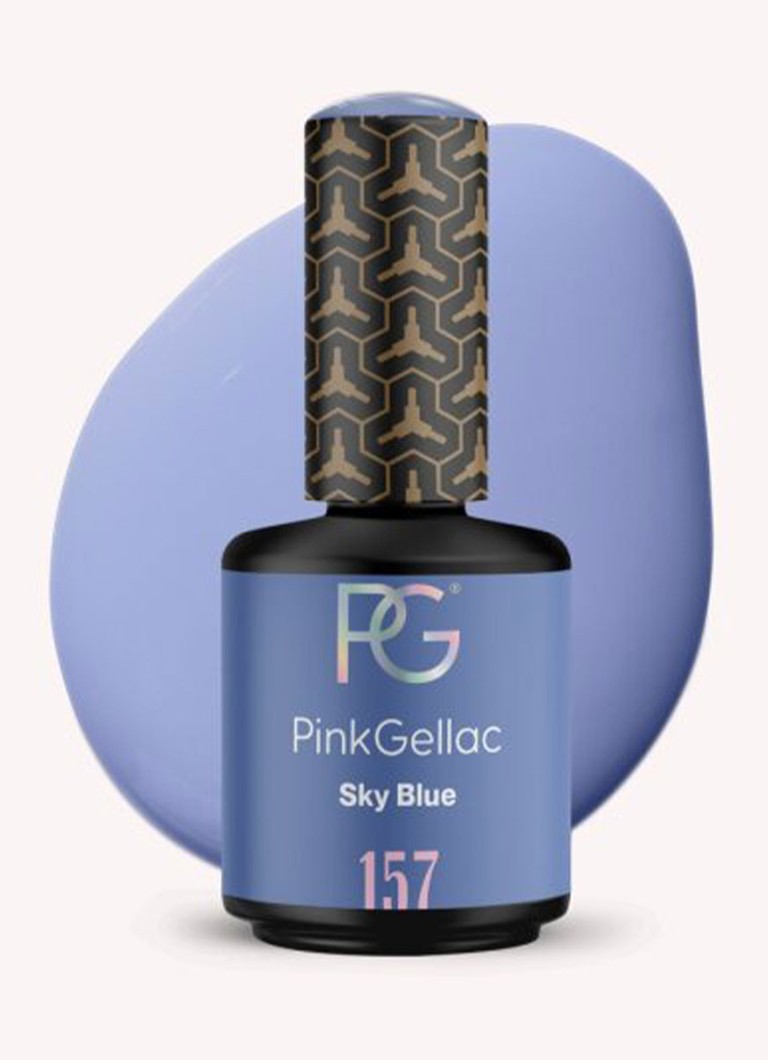 Rosa Gellac 157 Himmelblå - gel neglelakk