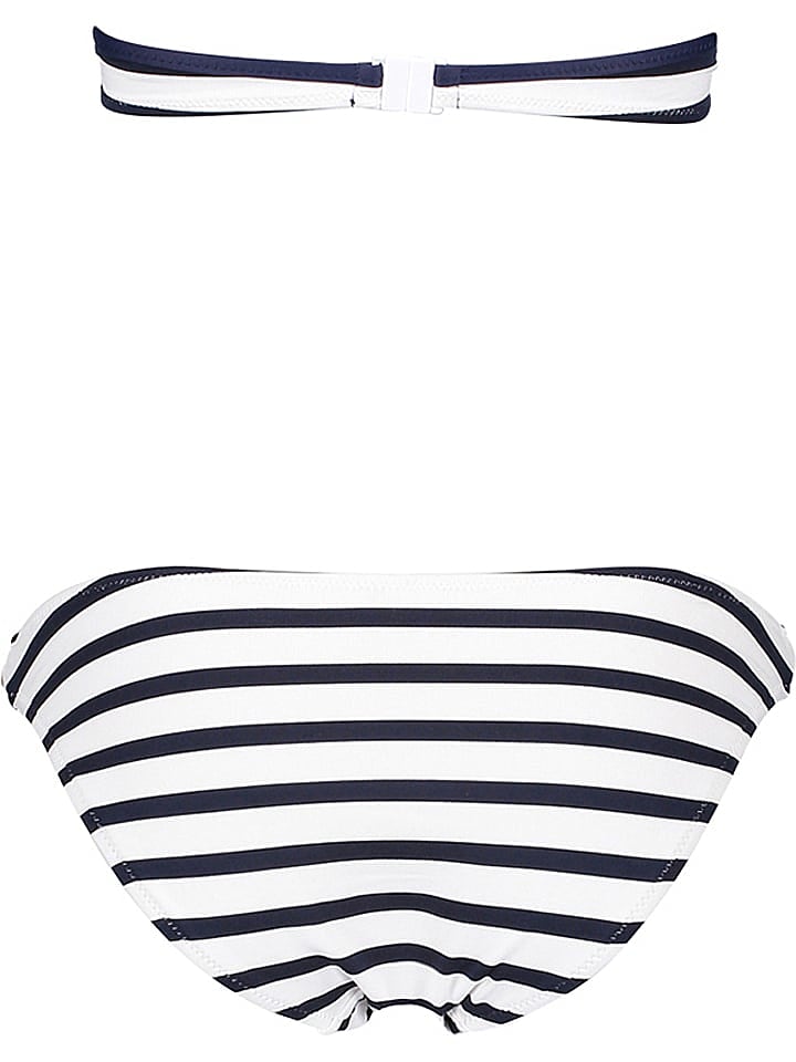 Venice Beach Bikini in Weiß/ Dunkelblau günstig kaufen 40C-Cup