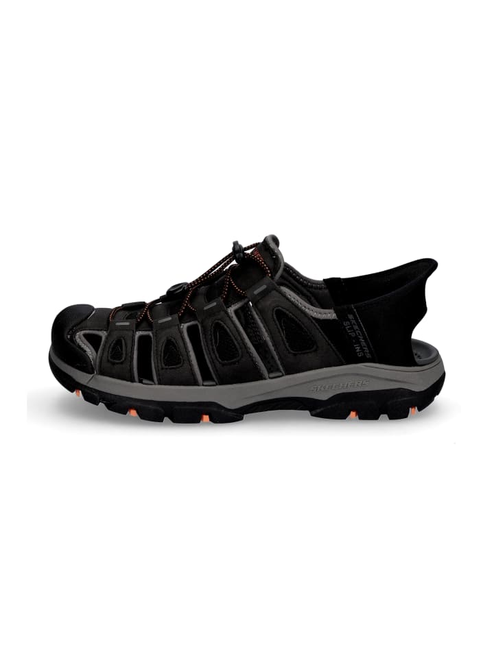Skechers Slip-in Sandale Tresmen Norvick in Schwarz günstig kaufen