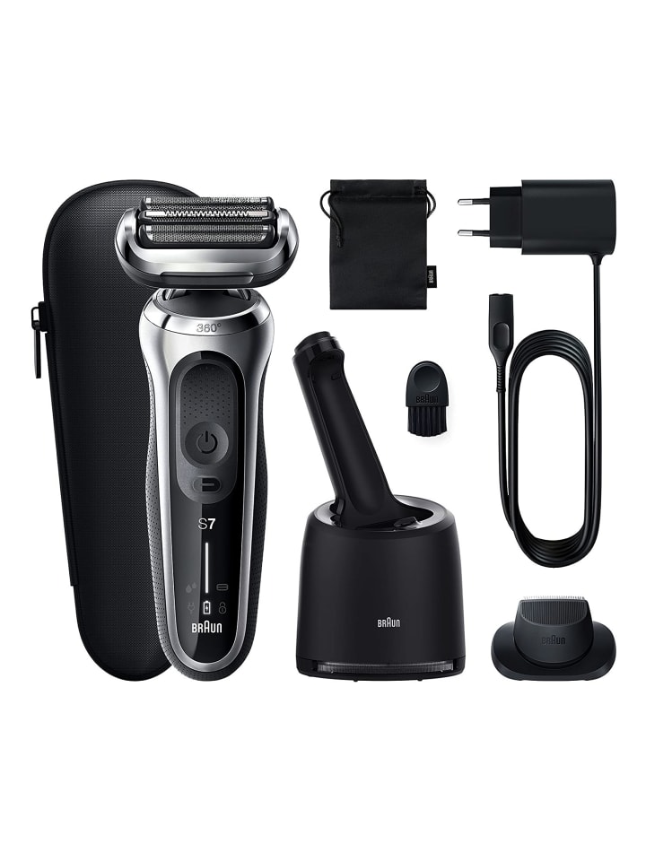 Braun Series 7 71-S7200cc silber Herrenrasierer in Schwarz günstig kaufen onesize
