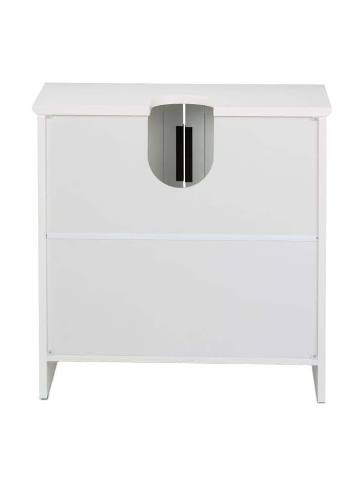 relaxdays Waschbeckenunterschrank in Weiß - (B)60 x (H)60 x (T)30 cm günstig kaufen onesize