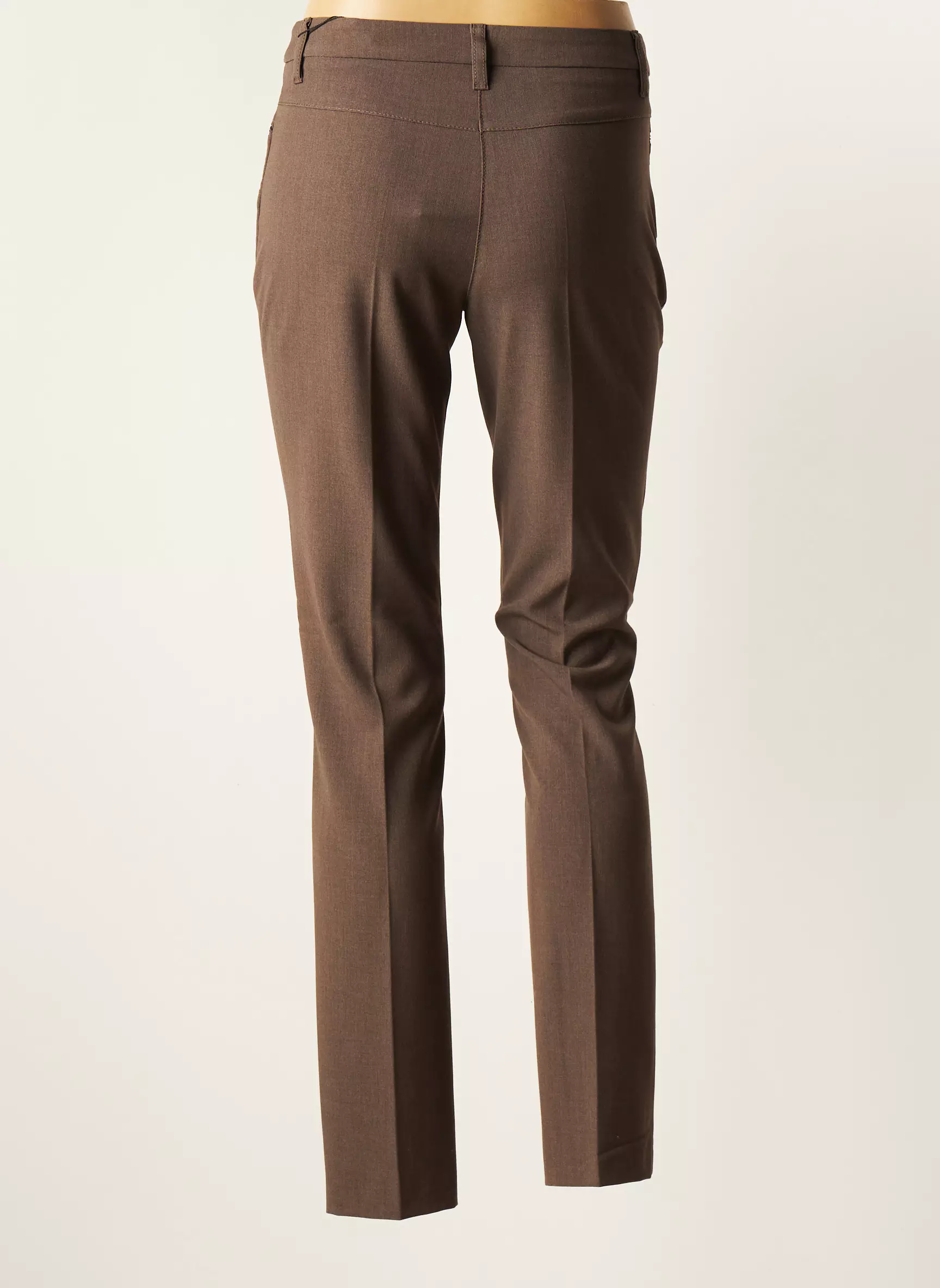 Brandtex Pantalons Slim Femme couleur marron
