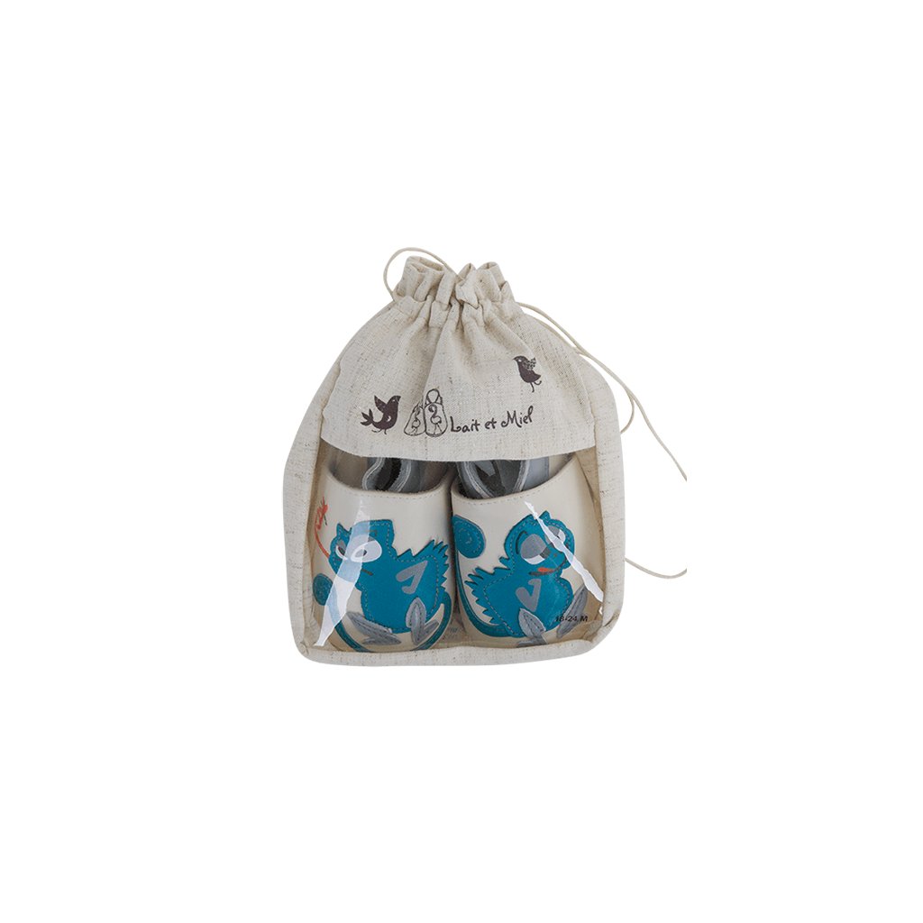 Lait et Miel Chaméléon Glouton Krabbelschuhe mit Chamäleon