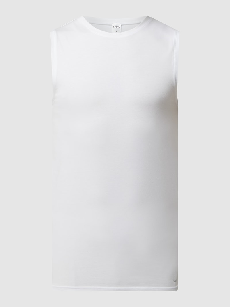 Tanktop mit Stretch-Anteil in weiß
