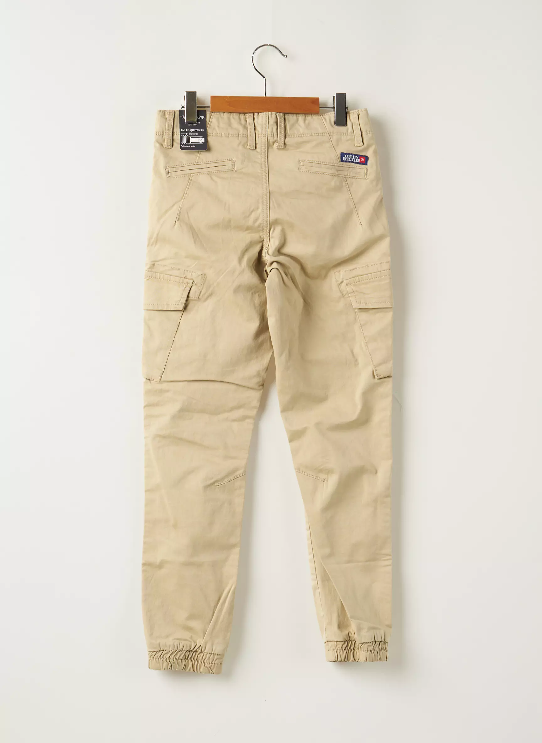 Teddy Smith Pantalons Cargo Garcon couleur beige