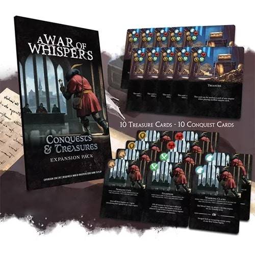 A War of Whispers Conquests and Treasures Pack (Exp.) (engl.)