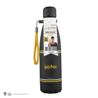 Harry Potter Edelstahl-Trinkflasche Hufflepuff