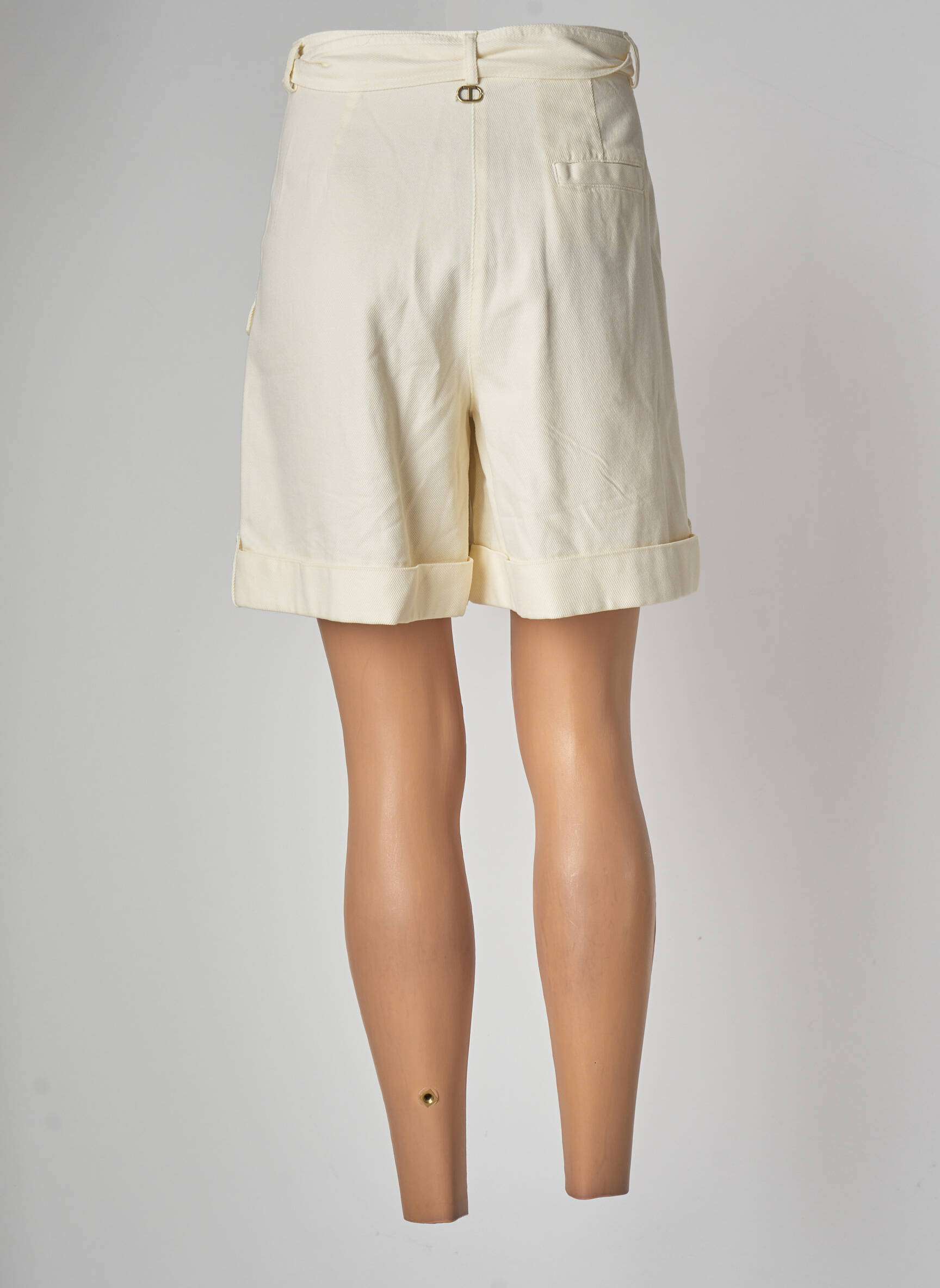 Twinset Bermudas Femme couleur beige