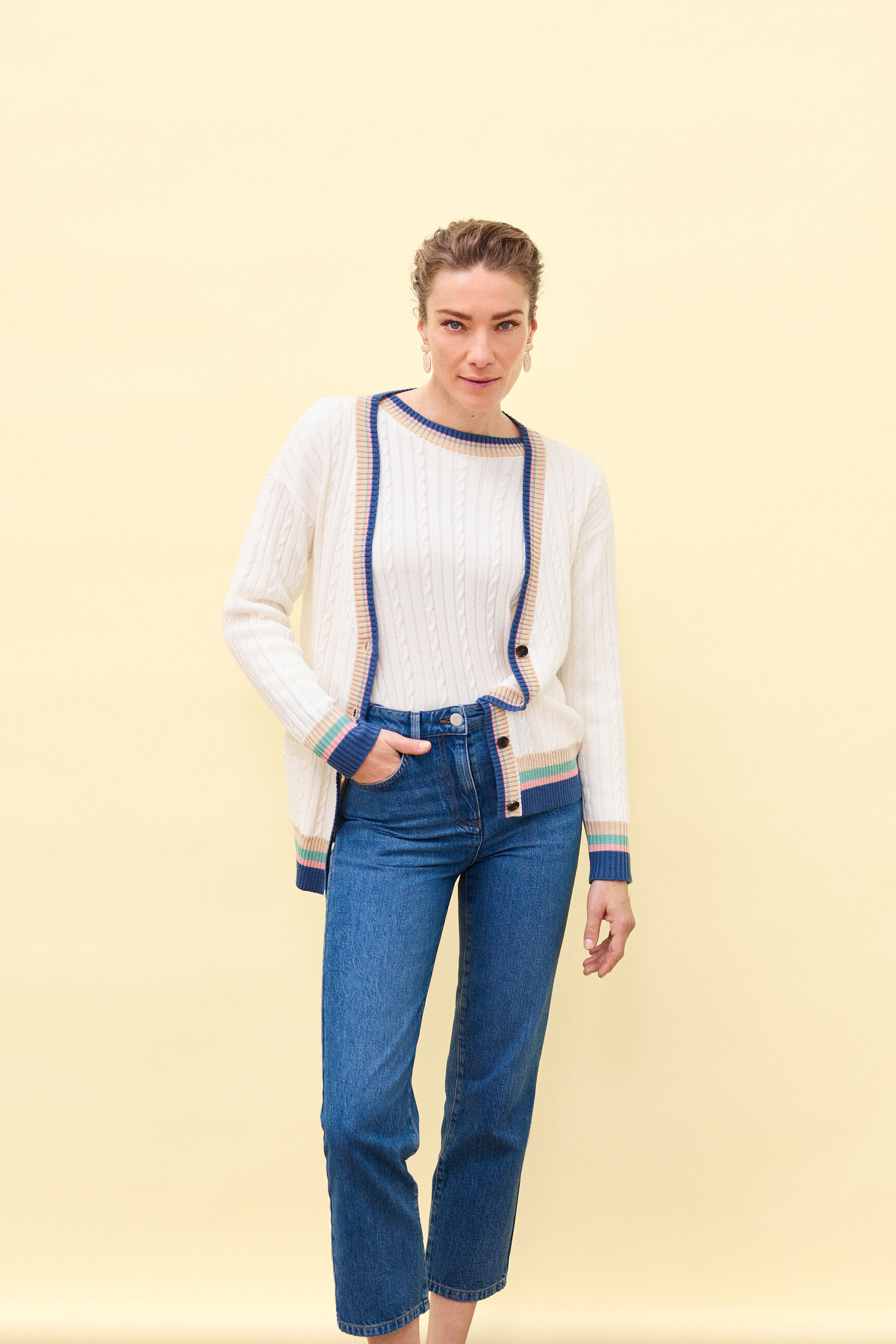 pantalon brisbane denim stone femme