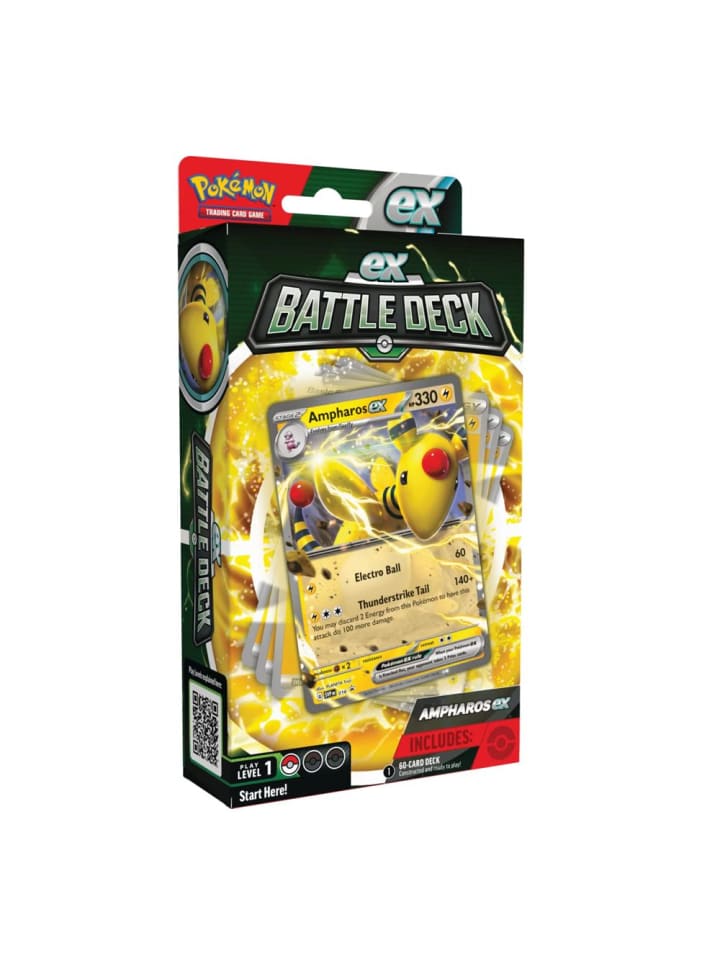 Pokémon Ampharos-EX Kampfdeck | 60 Karten | Pokemon Sammel-Karten deutsch günstig kaufen onesize