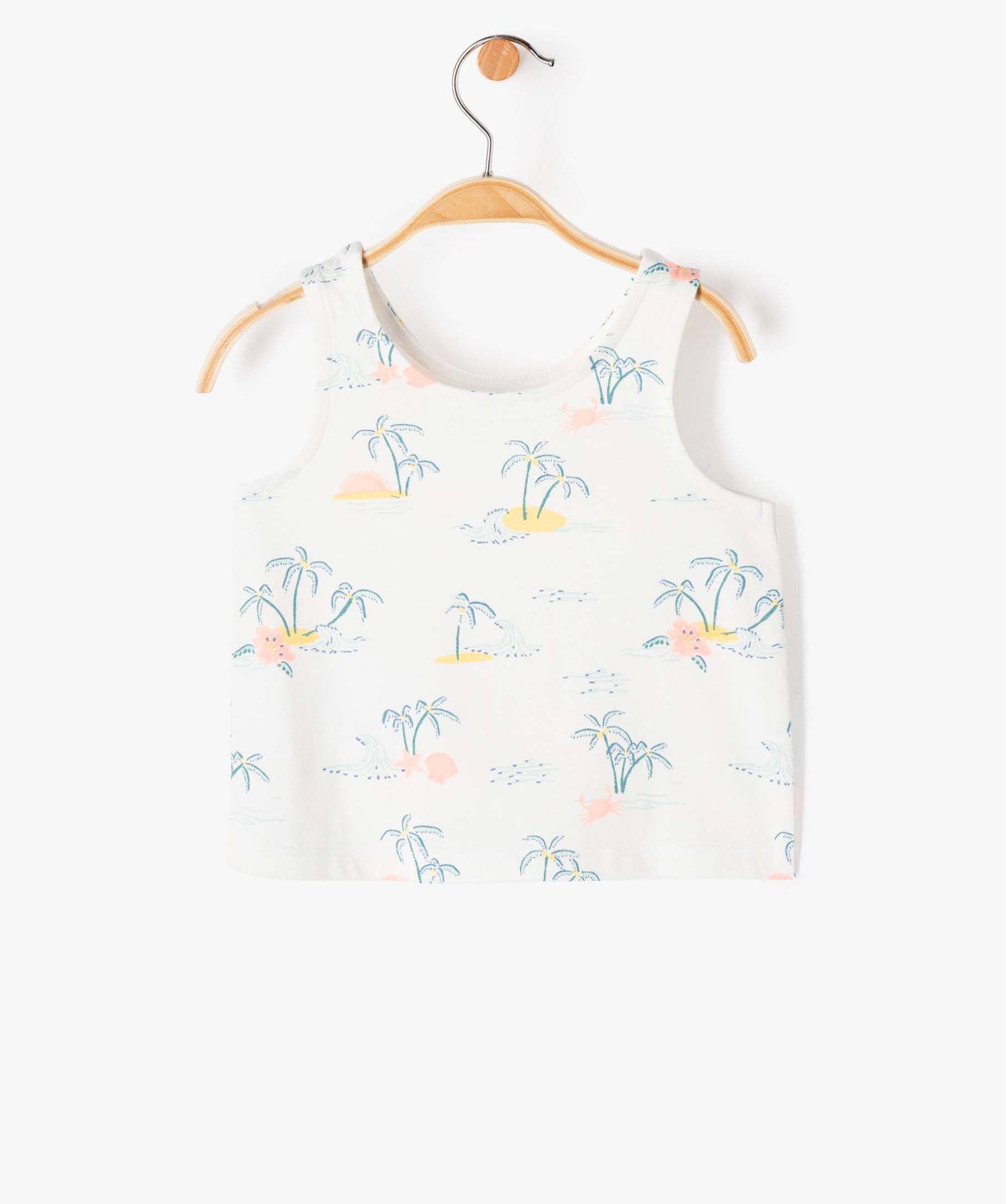 Débardeur bébé fille avec motifs estivaux multicolore | GEMO