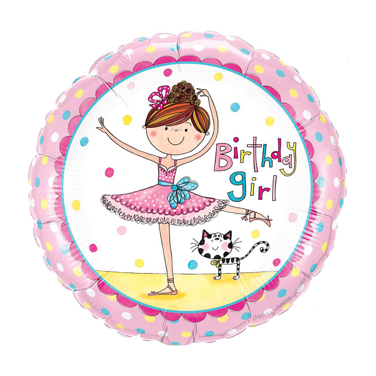 Folienballon 46 cm Kleine Ballerina