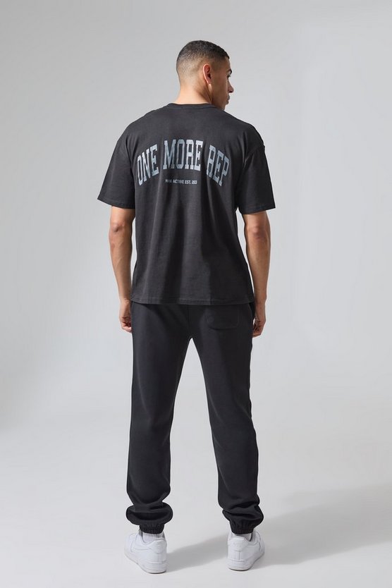 Man Active Oversized One More Rep T-shirt