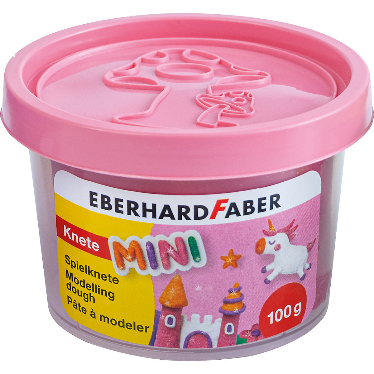 Mini Kids Spielknete Glitzer, 4 Farben a 100 g