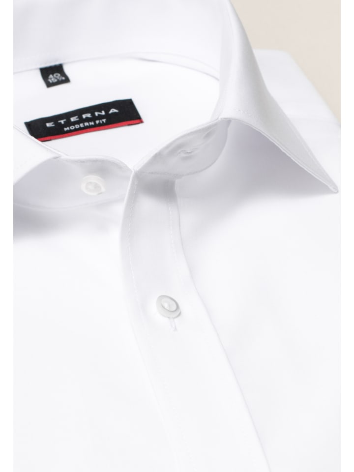 Eterna Hemd MODERN FIT in weiß günstig kaufen