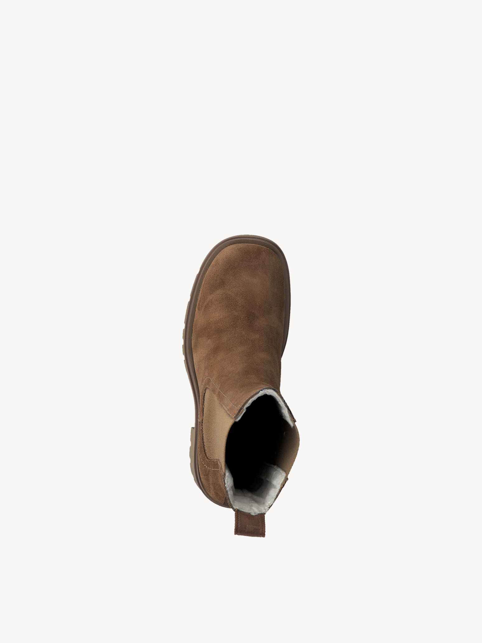 Bottine Chelsea en cuir - marron