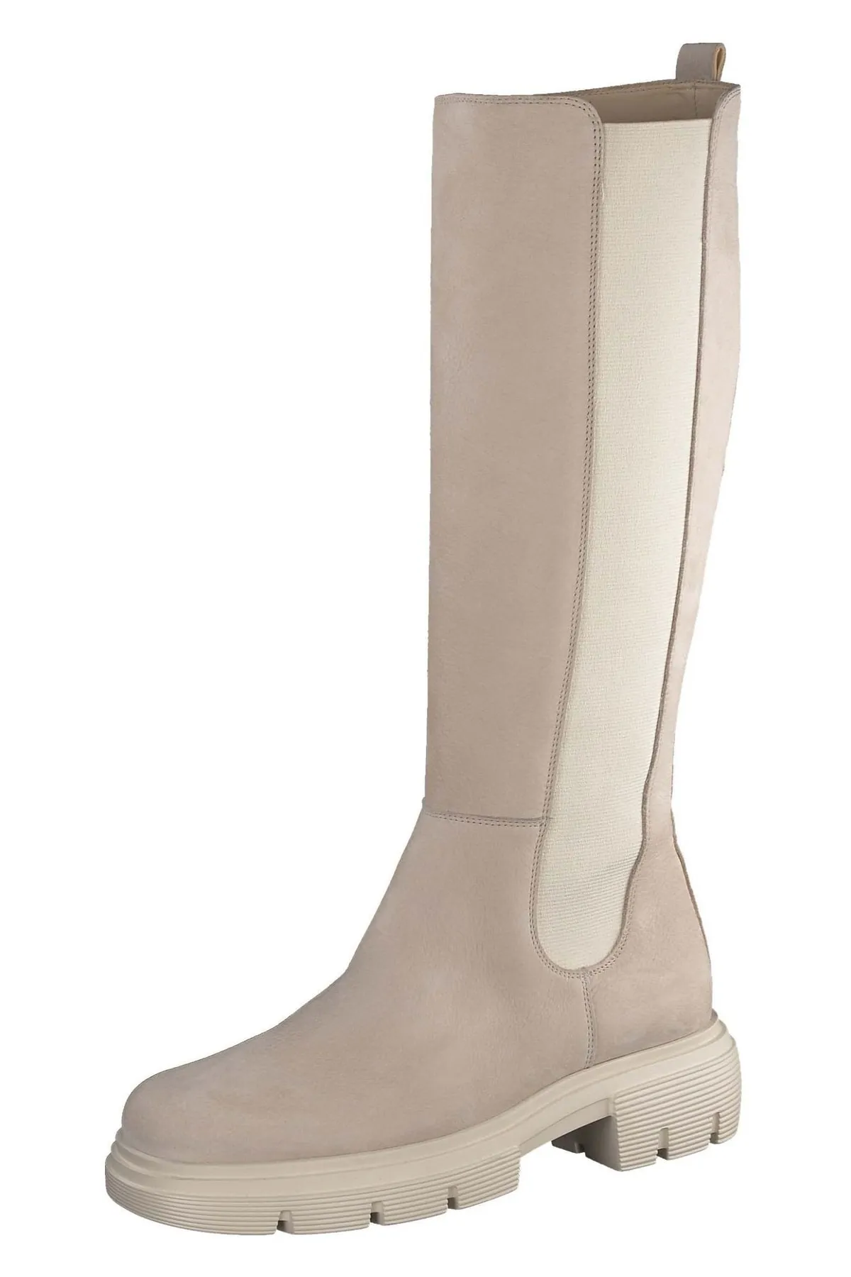 Paul Green  Stiefel - Beige - Blockabsatz